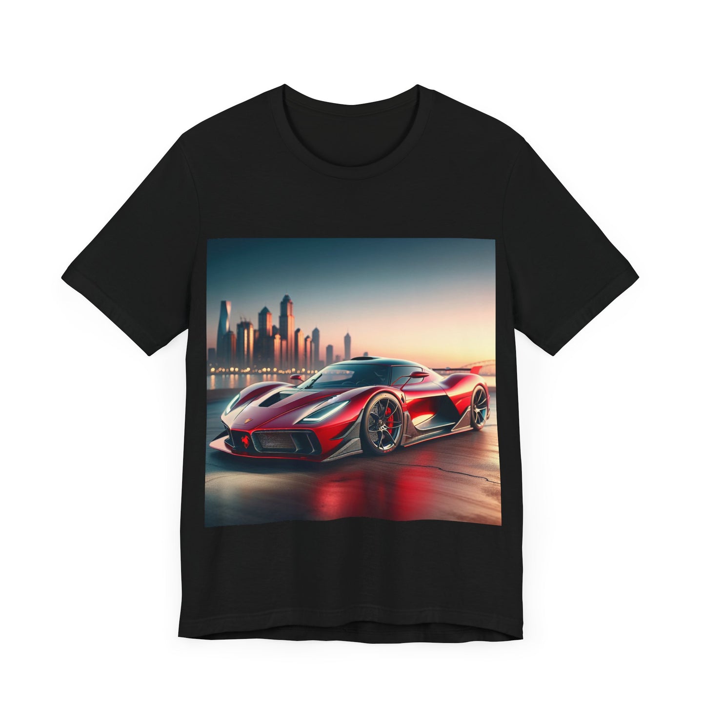 Porsche Red Short Sleeve Tee