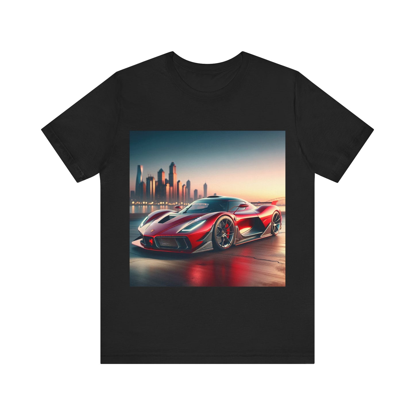 Porsche Red Short Sleeve Tee